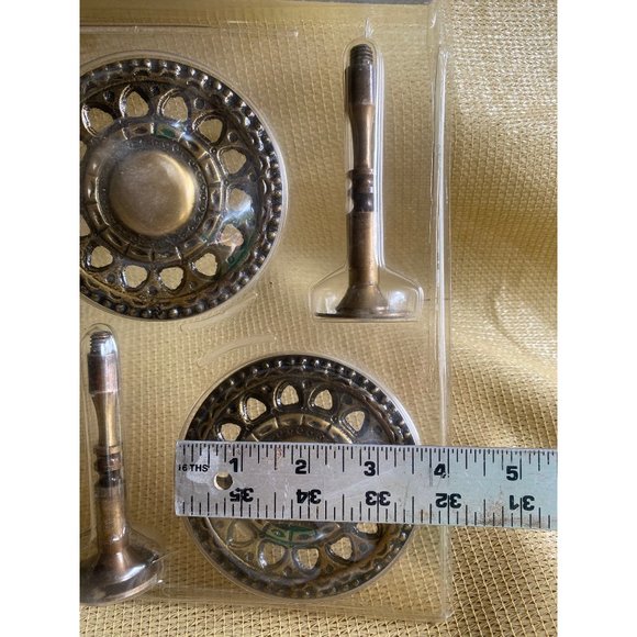 Scroll Hold Backs NIB Antique Gold Decorative JC Penny Home Collection - Picture 4 of 4